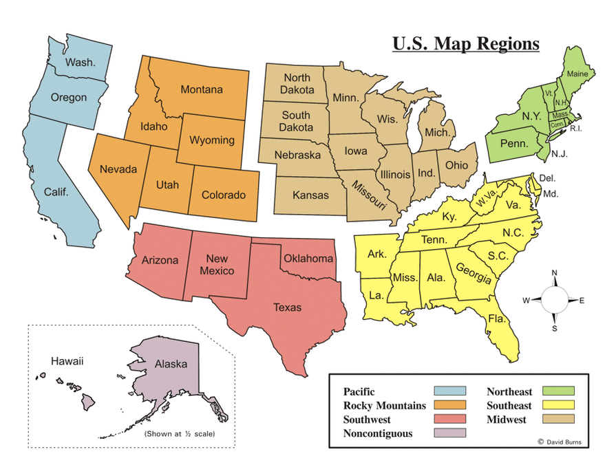 United States Regions - Mr. Reardon's US II